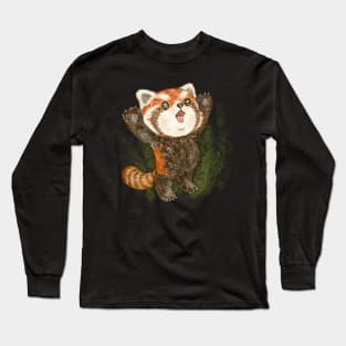 Banzai red panda Long Sleeve T-Shirt